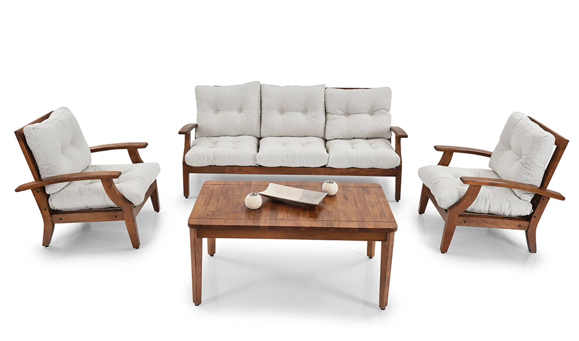 Libre Bahçe Koltuk Takımı - Açık Gri