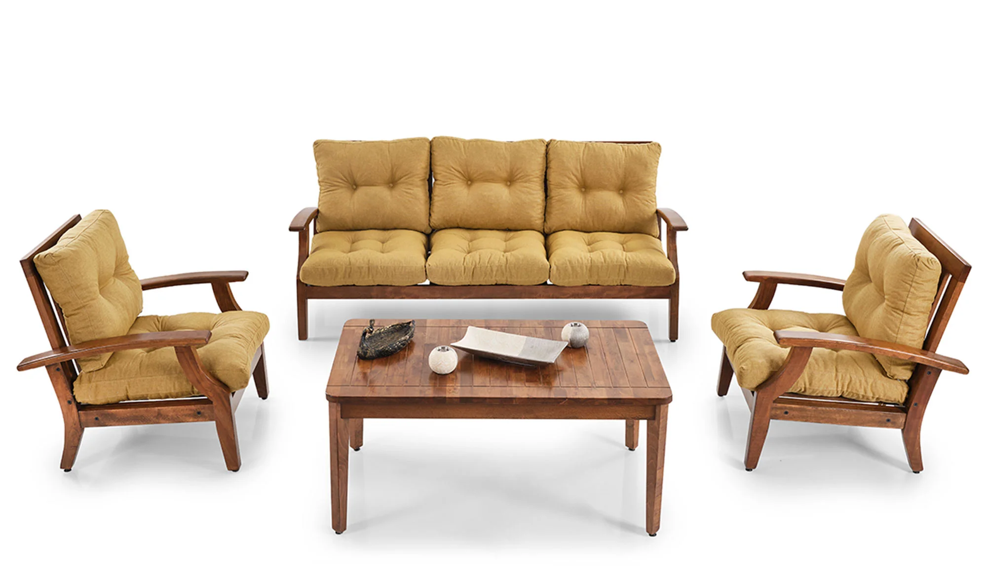 Libre Bahçe Koltuk Takımı - Hardal