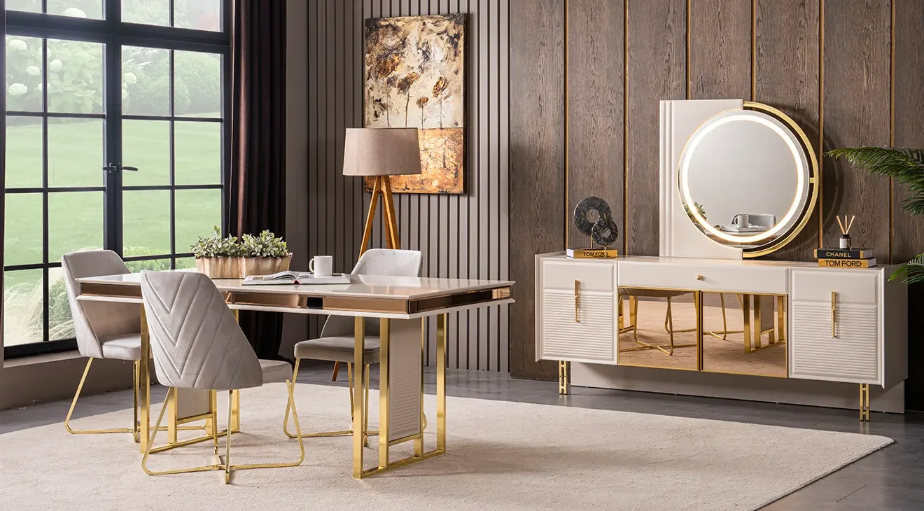 Life Metal Ayaklı Yemek Odası Takımı