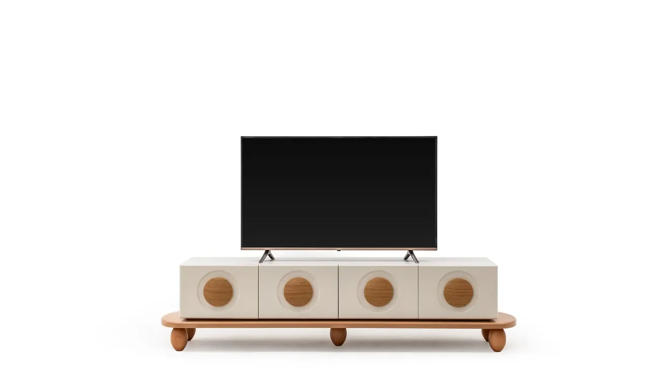 Lina Ahşap Ayaklı Tv Ünitesi