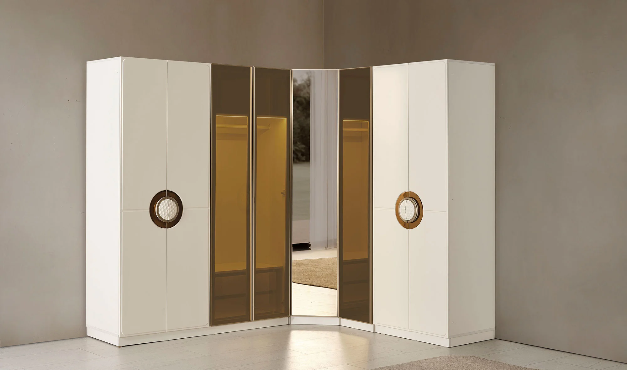 Köşe Gardolap Takımı