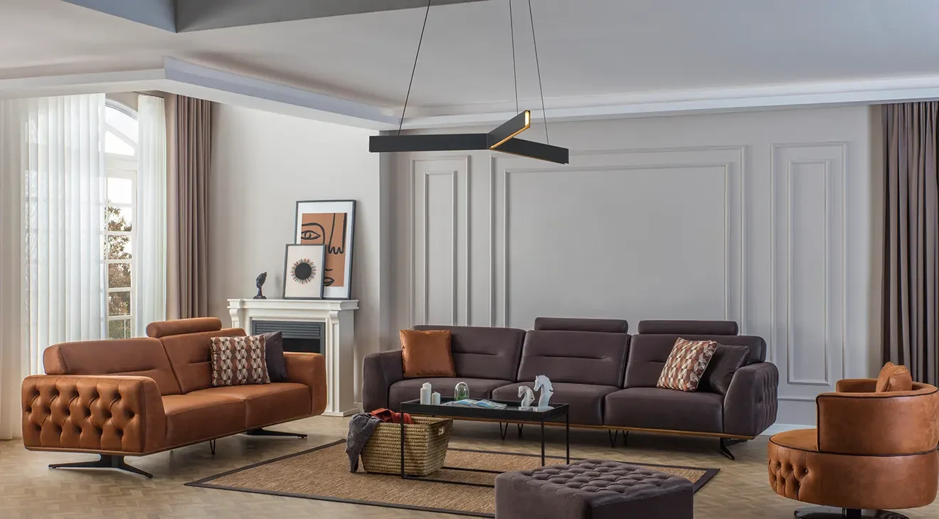 Loft Metal Ayaklı Koltuk Takımı