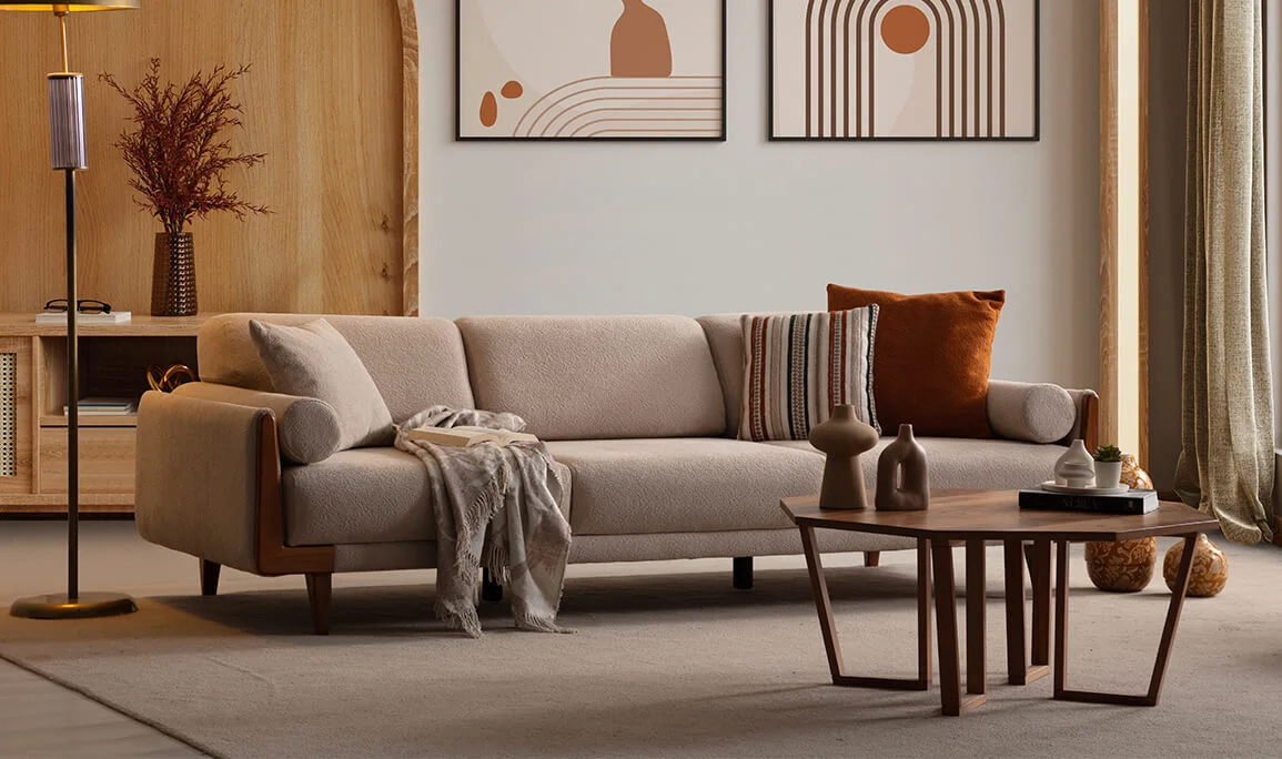 Loft Three-Seat Sofa