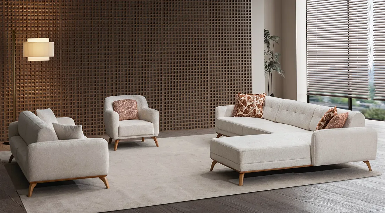 Loft Yataklı Kanepeli Köşe Koltuk Takımı