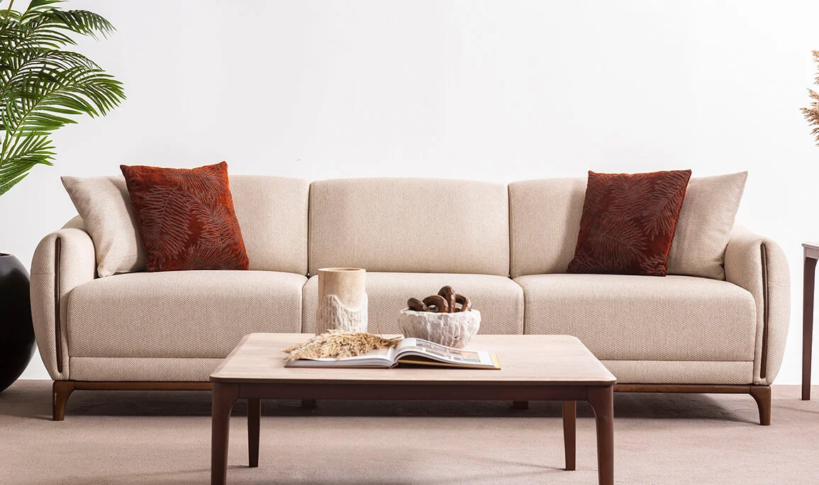 Long Four-Seat Sofa