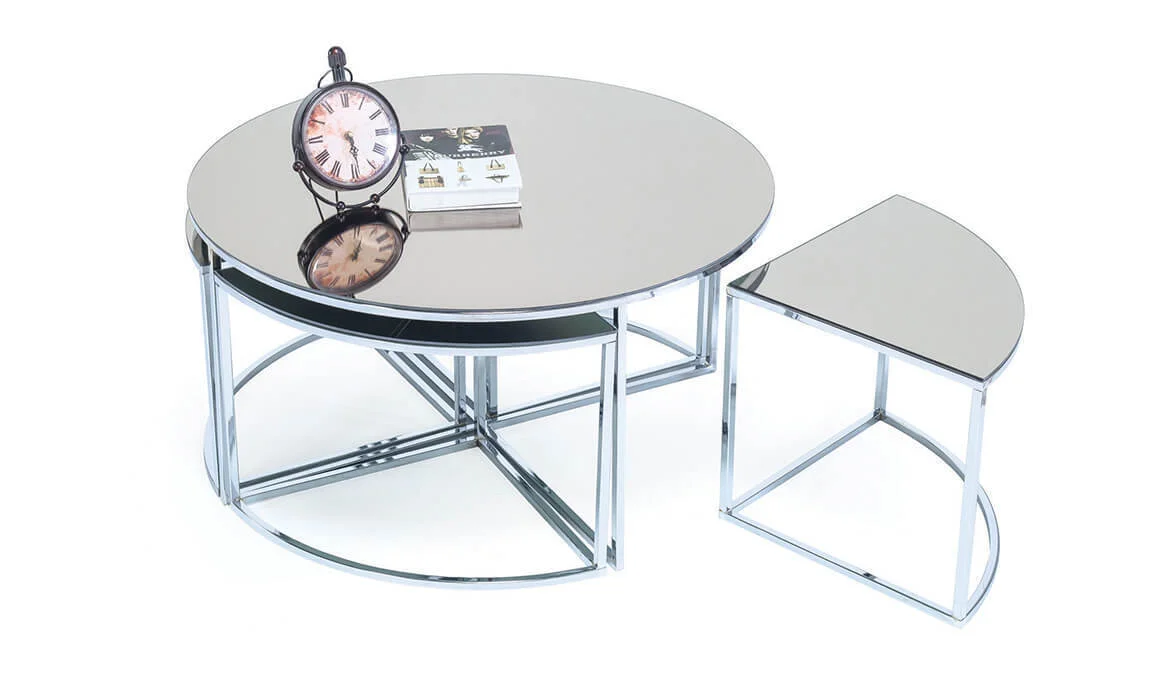 Lorika Orta Sehpa Silver