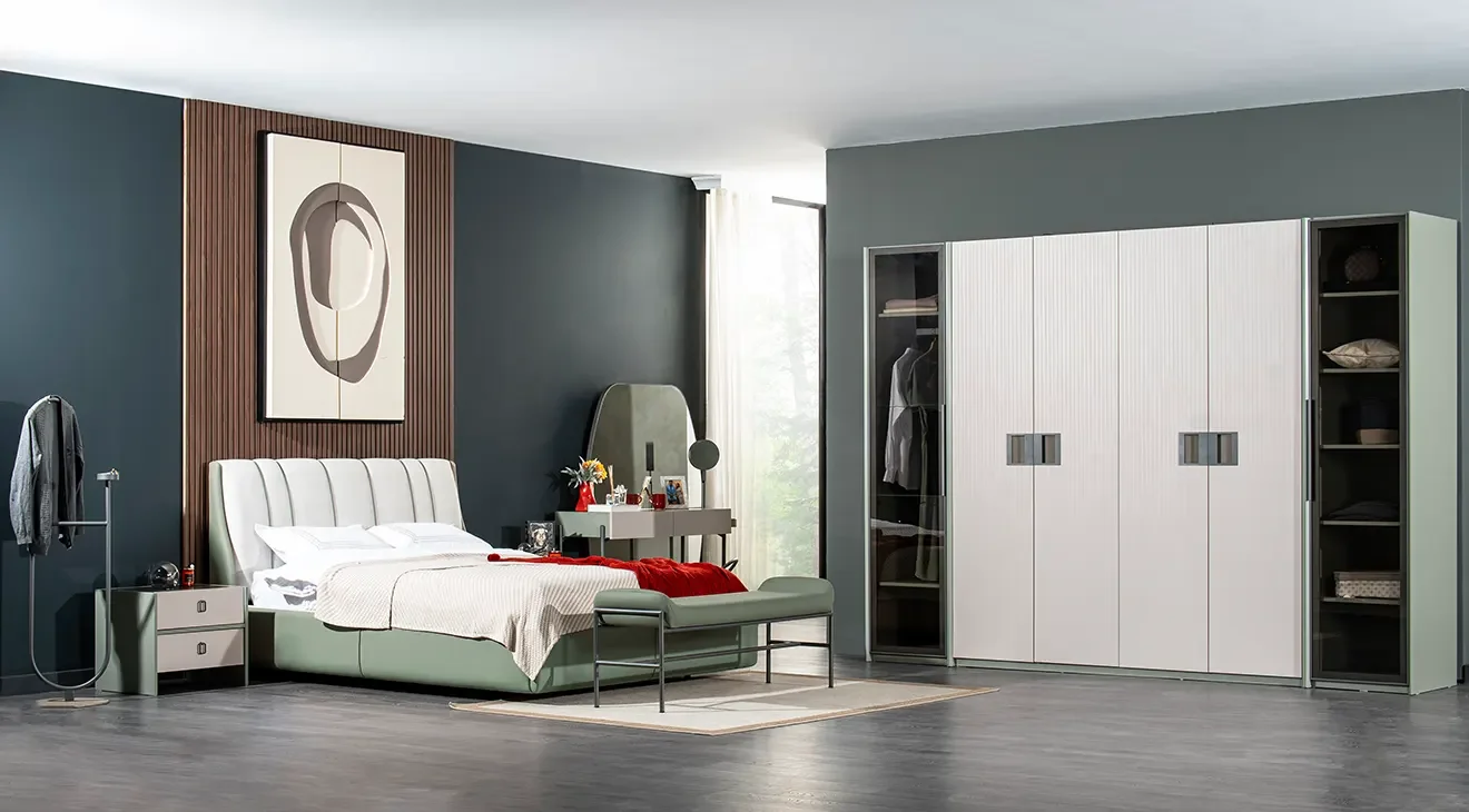 Los Angeles 6 Kapaklı Yatak Odası Takımı