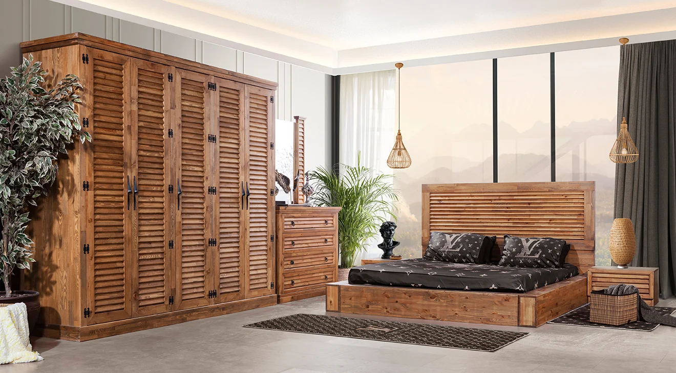 Lotus 6 Kapaklı Yatak Odası Takımı