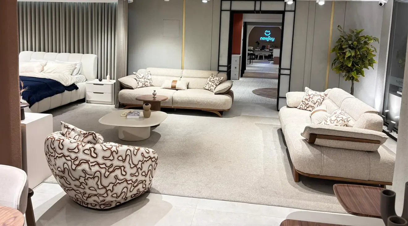 Lotus Ahşap Ayaklı Yataklı Koltuk Takımı