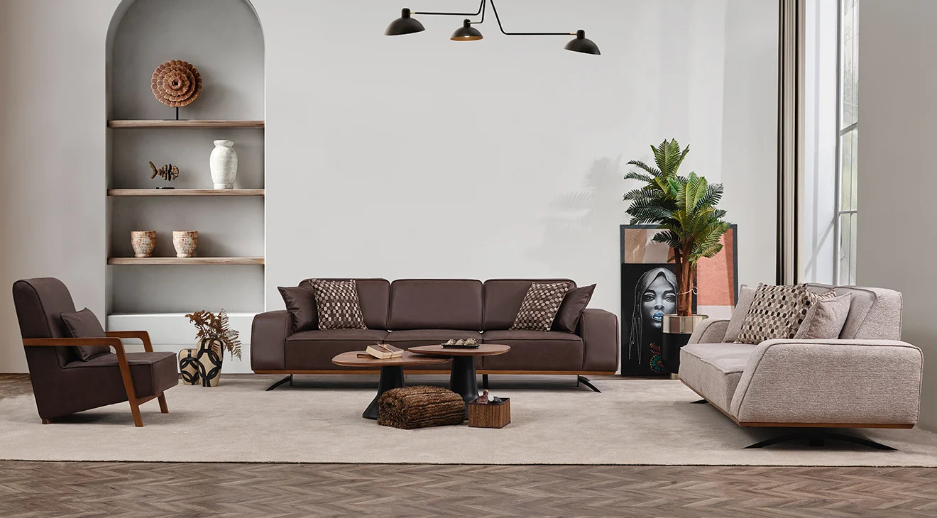 Lotus Yataklı Modern Koltuk Takımı