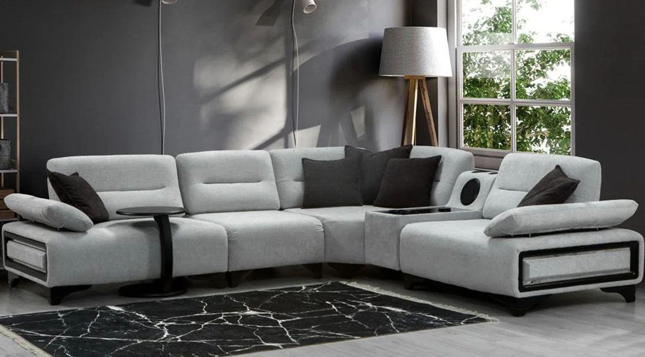 Lotus Yataklı Ses Sistemli Köşe Koltuk Takımı