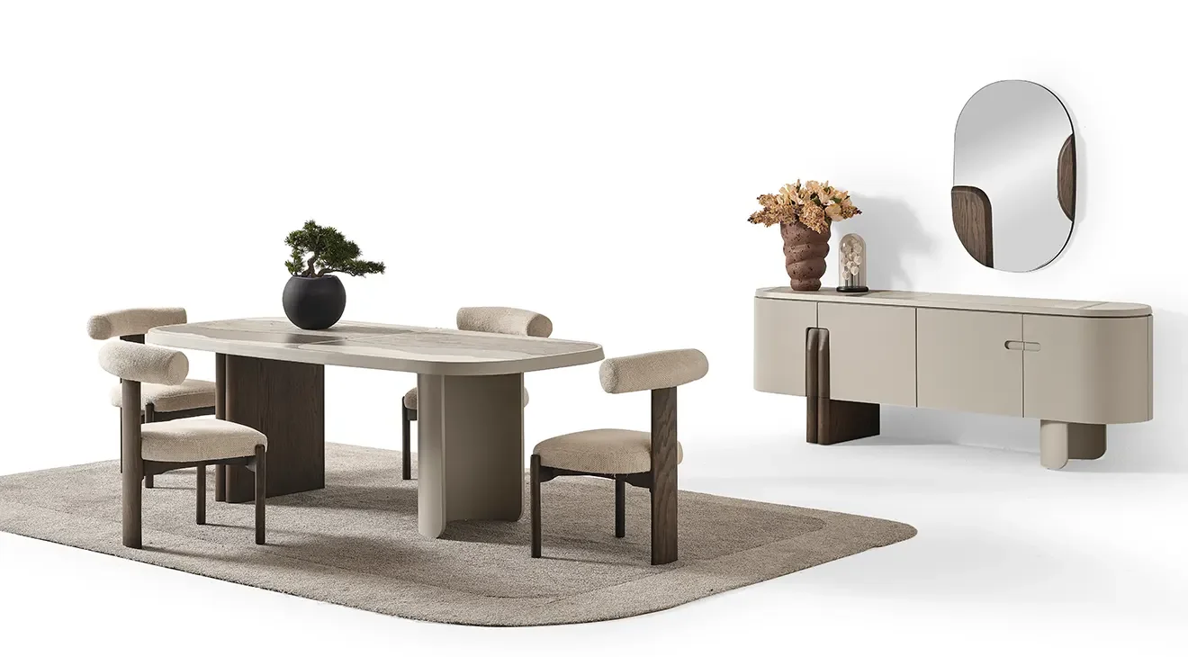 Luca Modern Yemek Odası Takımı