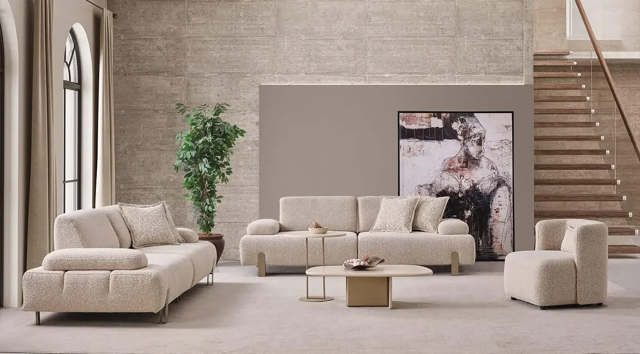 Lyon Metal Ayaklı Koltuk Takımı