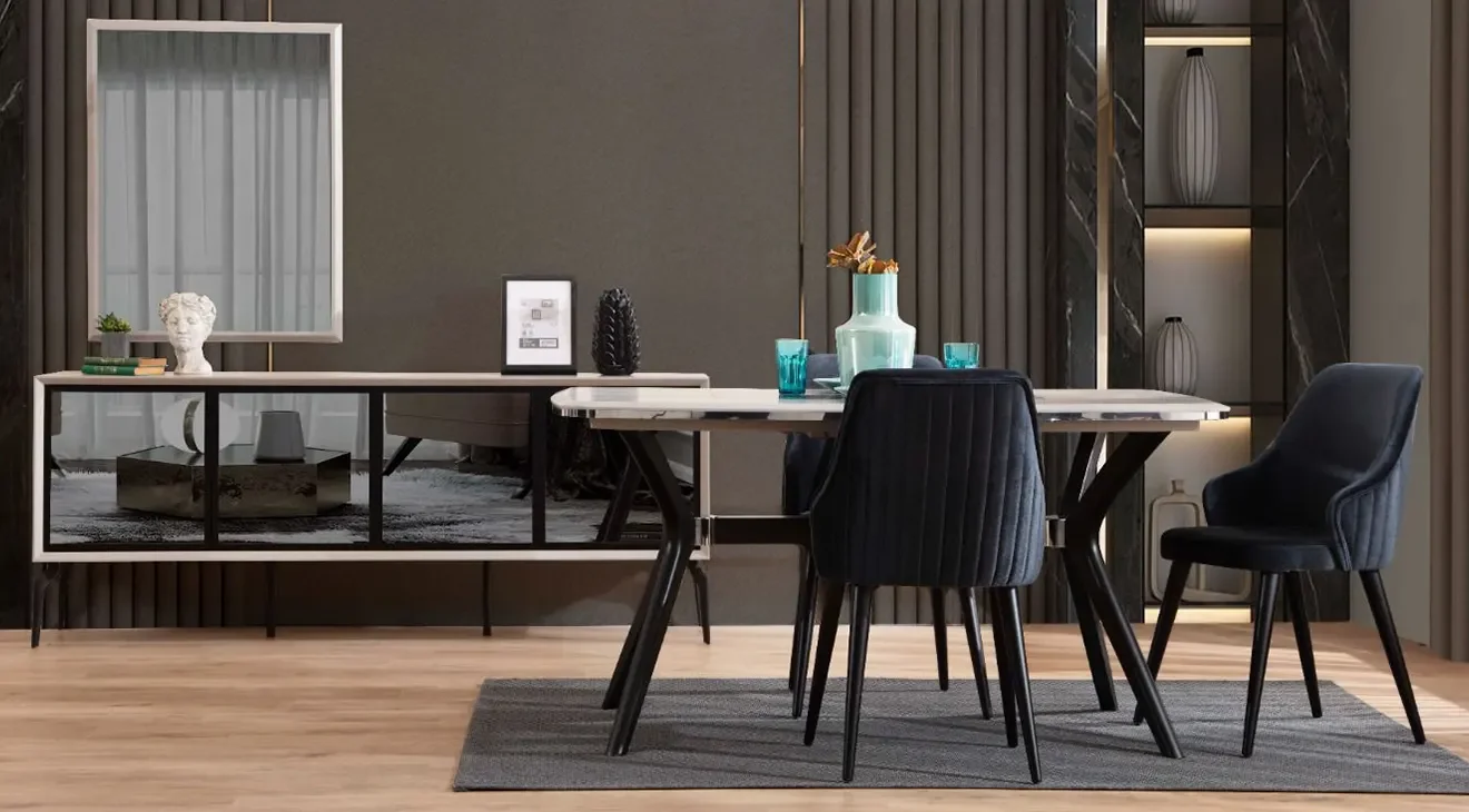 Madrid Modern Yemek Odası Takımı