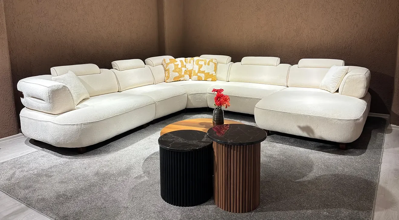 Mahfel Yataklı Modern Köşe Koltuk Takımı