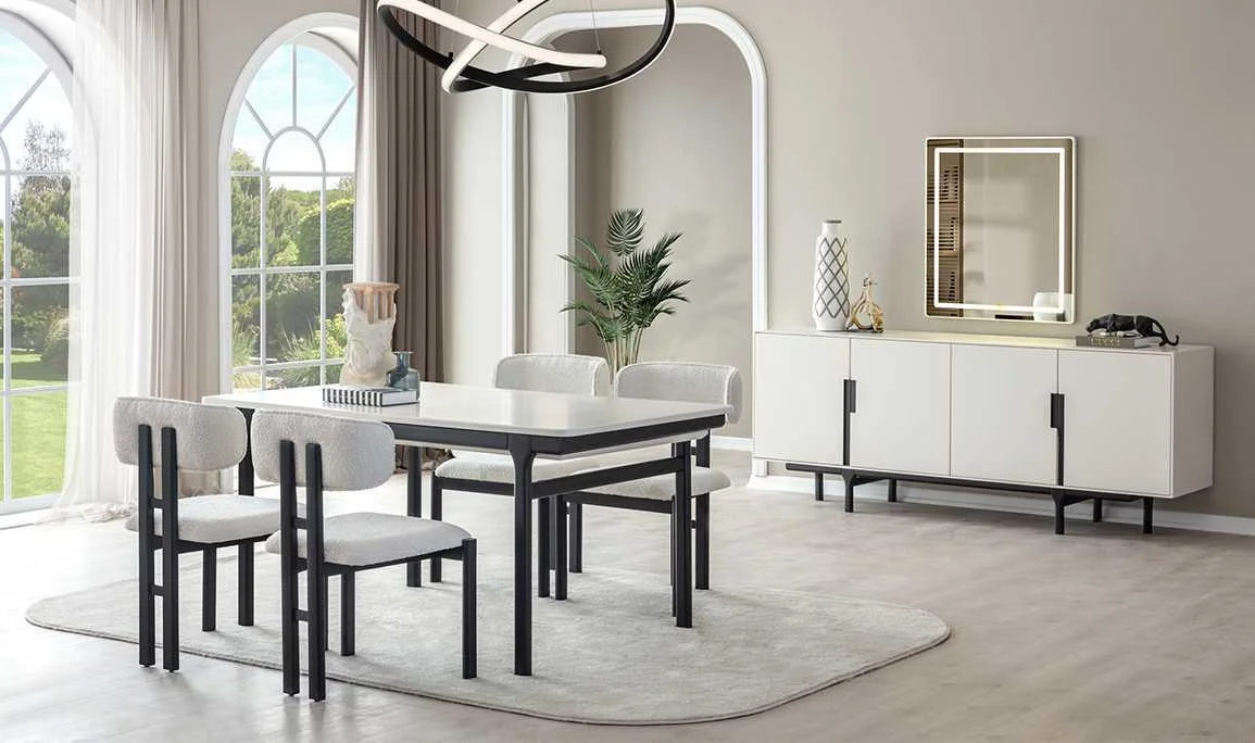 Malta Dining Room Set Black
