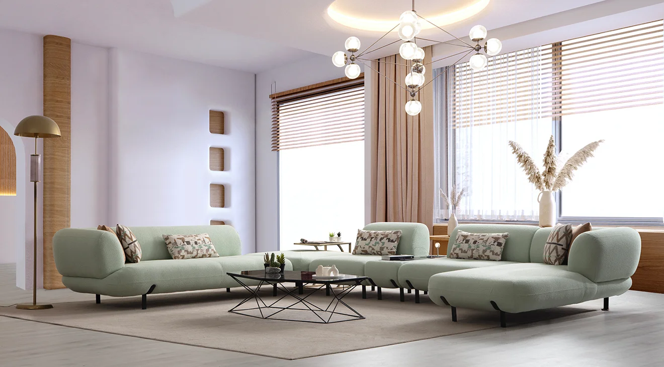 Manetti U Köşe Koltuk Takımı