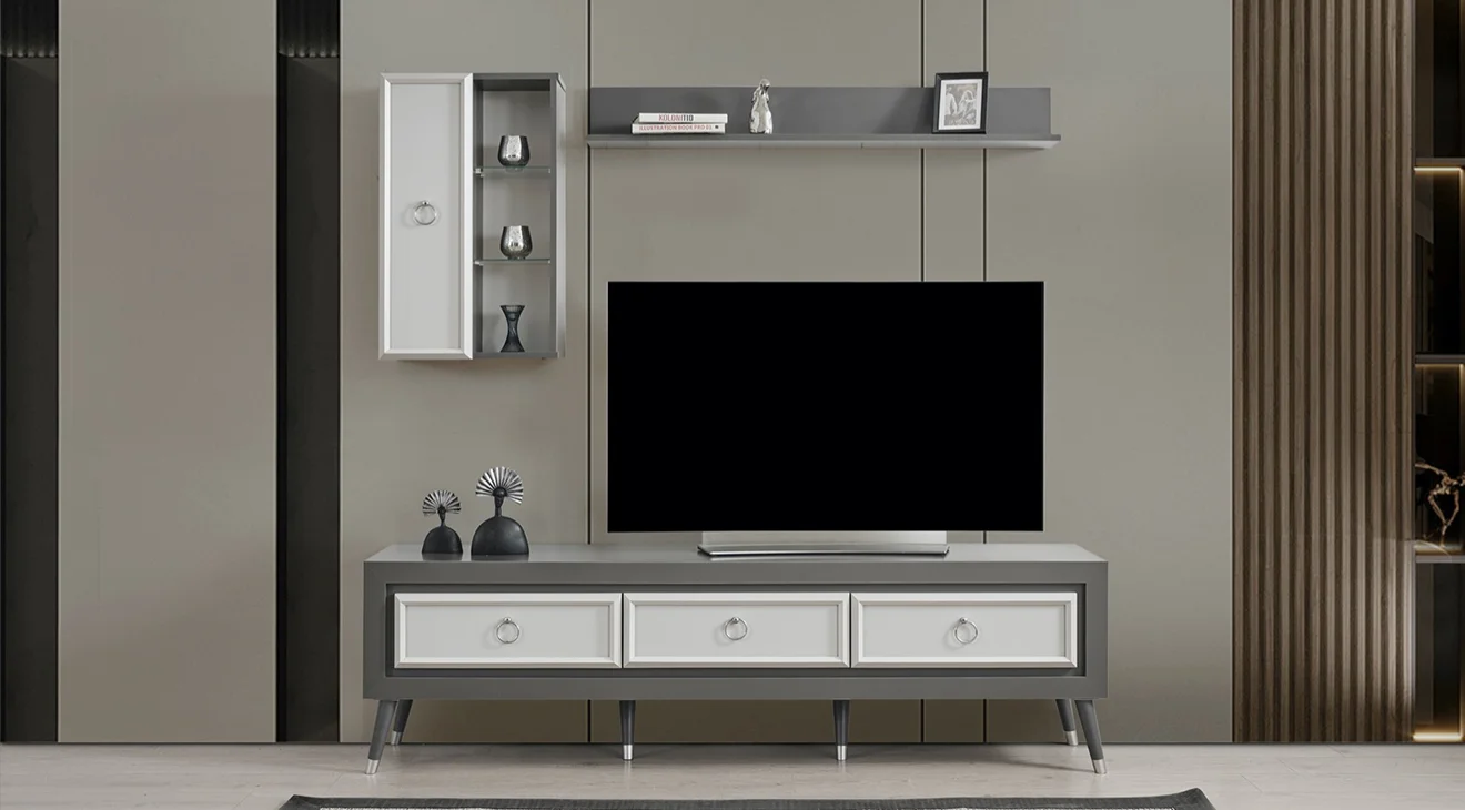 Marian Ahşap Ayaklı Tv Ünitesi