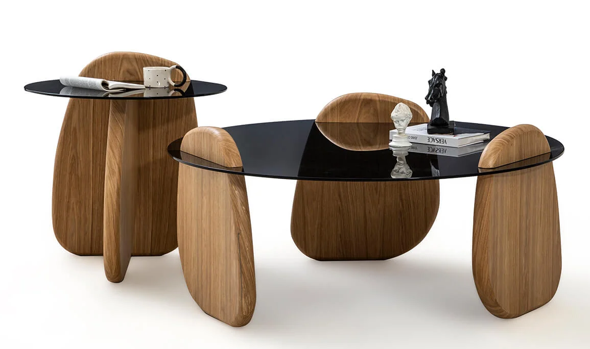 Markiz Eiche Couchtisch-Set