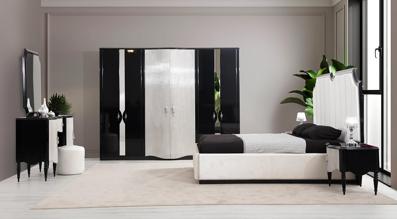 Maserati 6 Kapaklı Yatak Odası Takımı