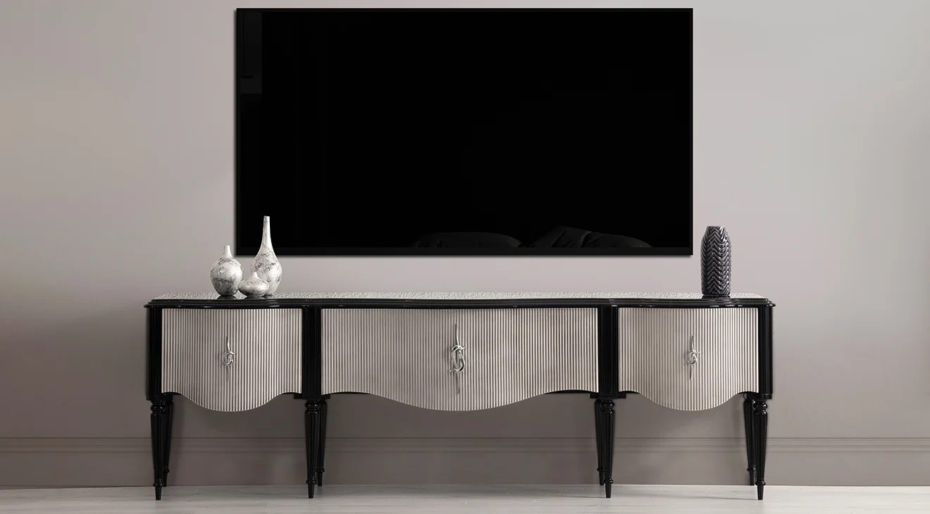 Maserati Ahşap Ayaklı Tv Ünitesi