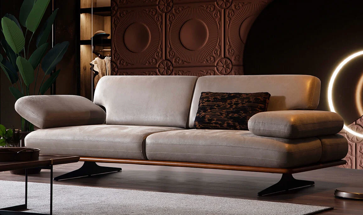 Mayon Metal Dreisitzer Sofa