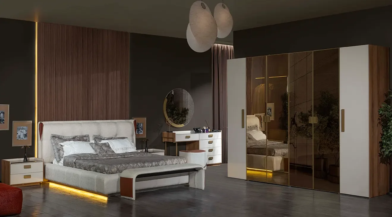 Melissa 6 Kapaklı Yatak Odası Takımı