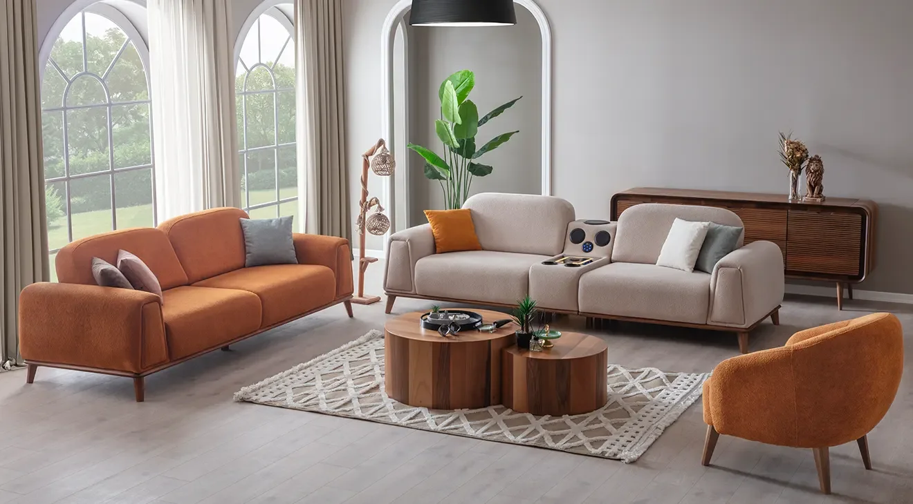 Milano Ses Sistemli Yataklı Bohem Koltuk Takımı