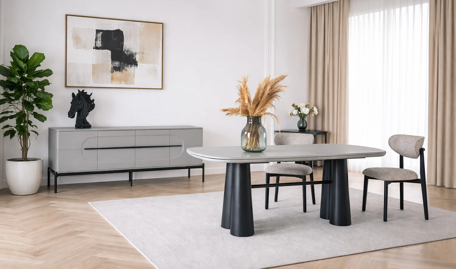 Moda Yemek Odası - Gri