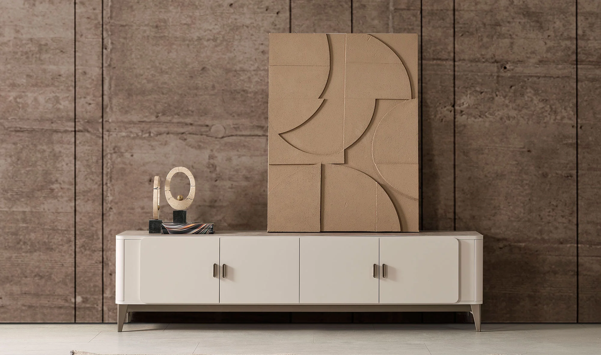 Monica Tv Sehpası - Krem