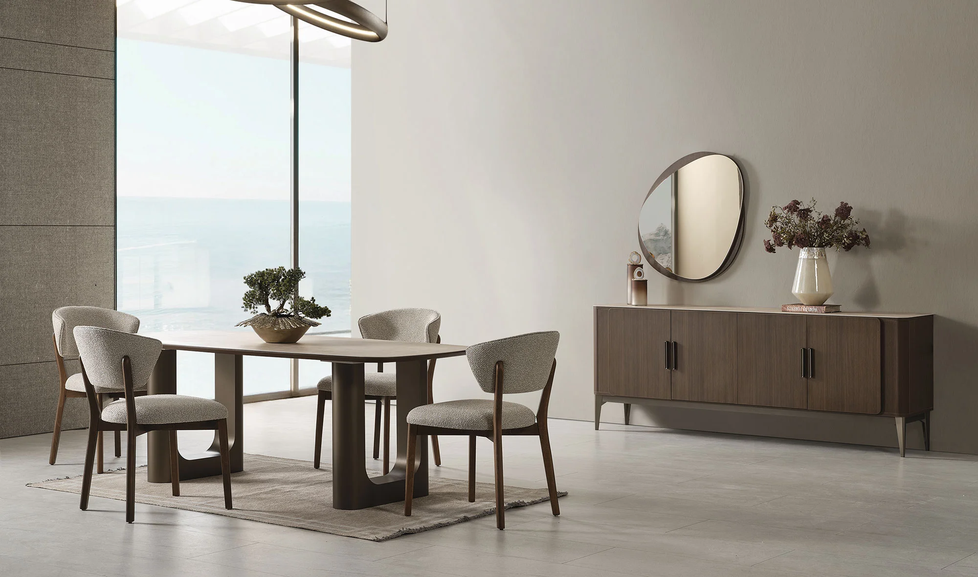 Monica Yemek Odası - Kahve