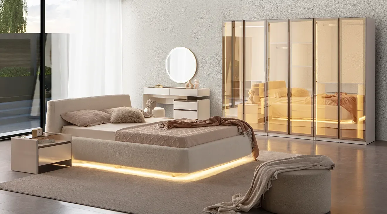 Monza 6 Kapaklı Yatak Odası Takımı