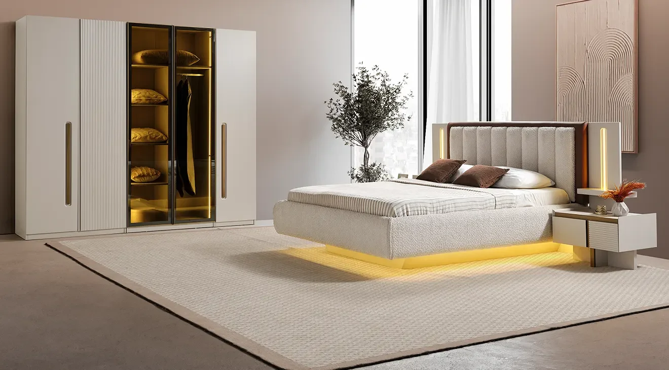 Moon 5 Kapaklı Yatak Odası Takımı