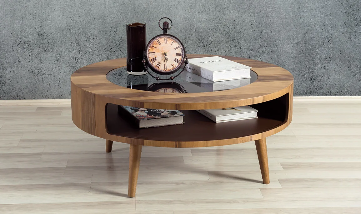 Moon Coupe de Salon Noyer
