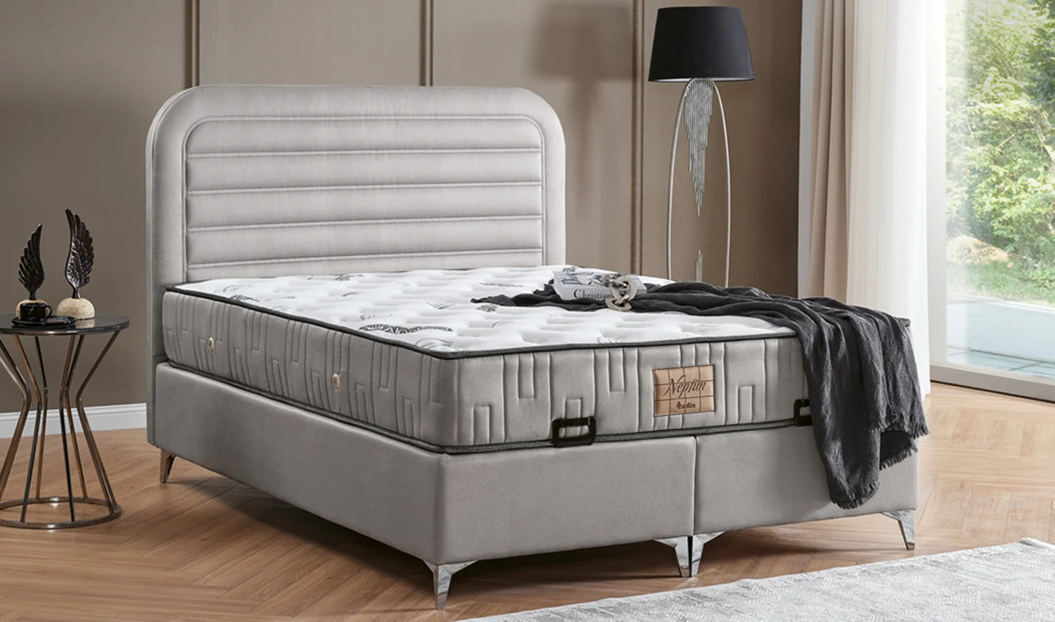 120*200 Yatak + Baza + Başlık