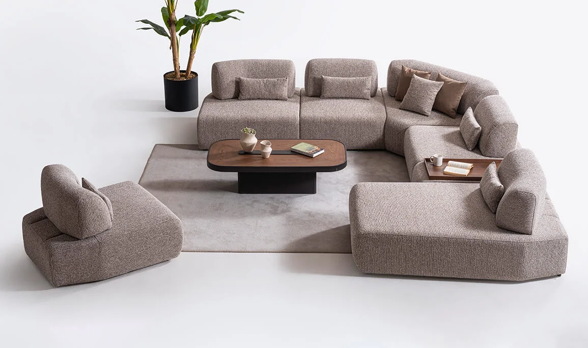 New Tudor U Corner Sofa Set