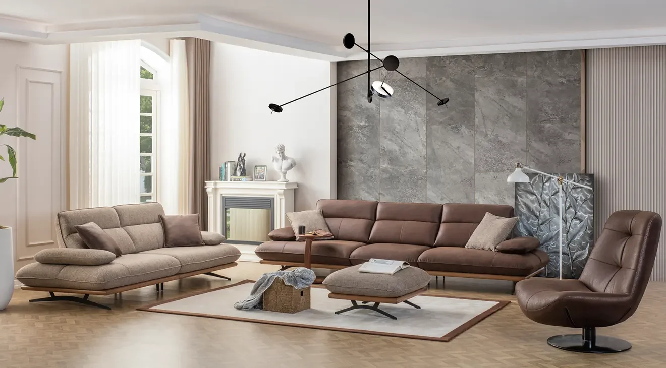 Newyork Metal Ayaklı Koltuk Takımı