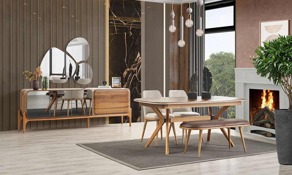 Nirvana Modern Yemek Odası Takımı