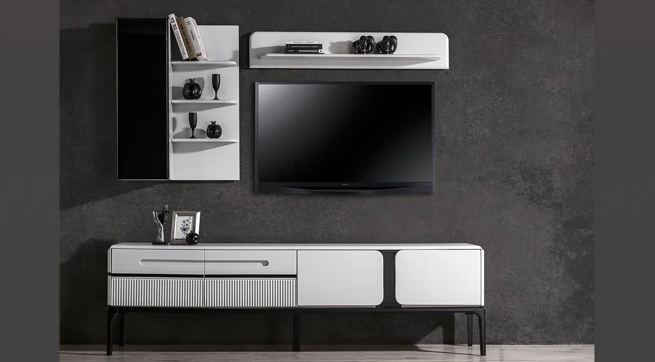 Nirvana Plus Ahşap Ayaklı Tv Ünitesi