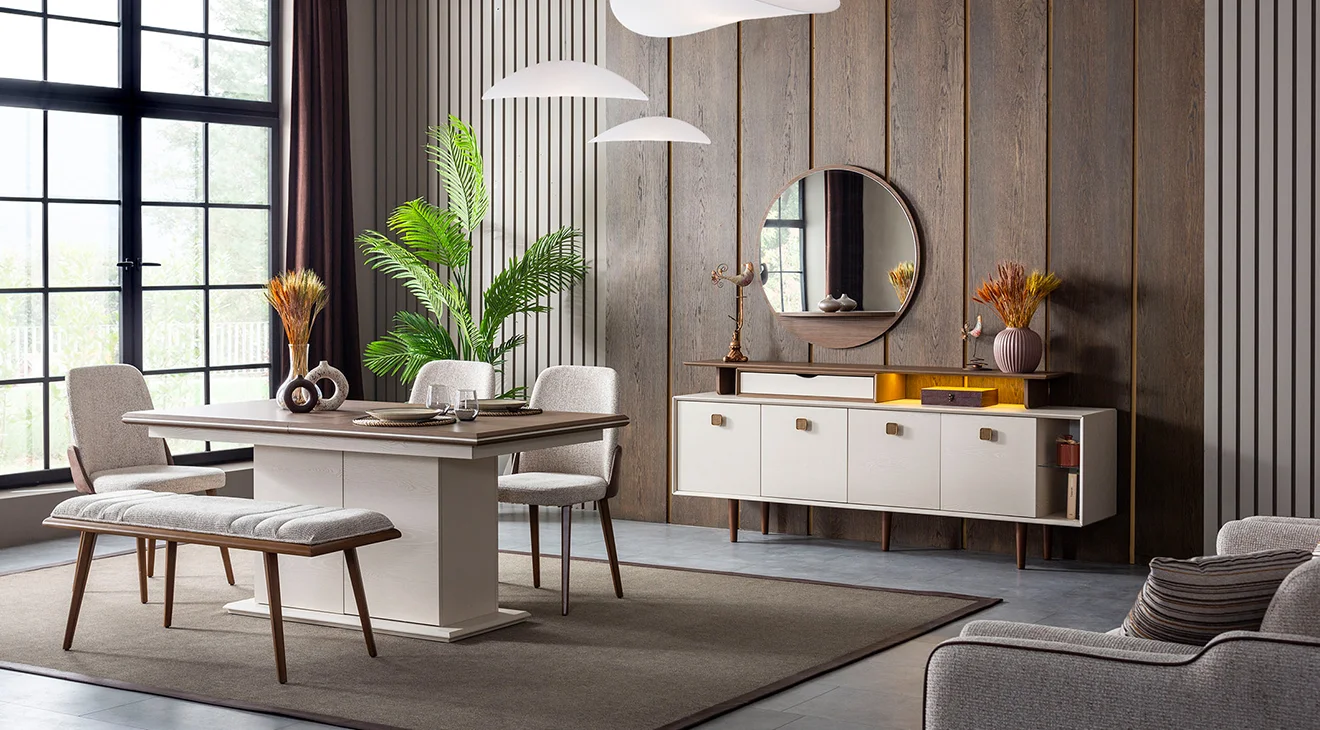 Orjin Modern Yemek Odası Takımı