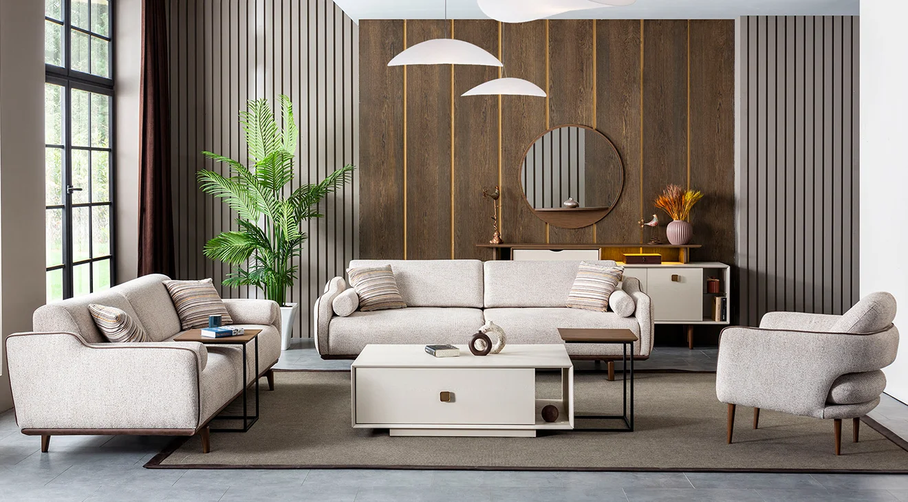 Orjin Yataklı Modern Koltuk Takımı