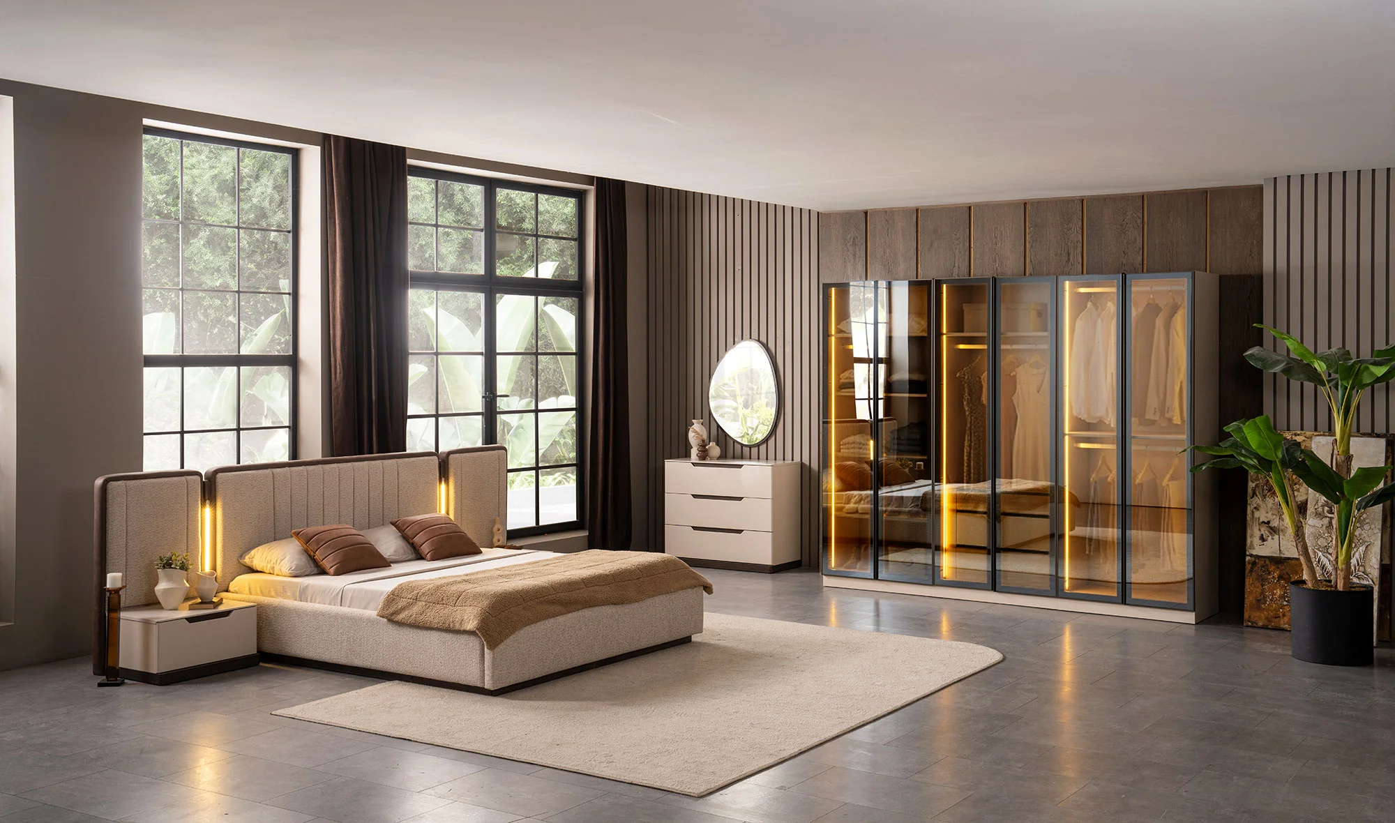 Orva Yatak Odası - 6 Kapılı