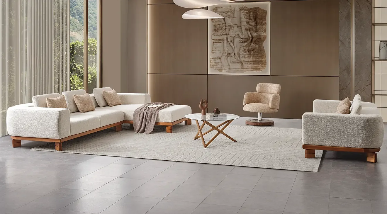 Oscar Kanepeli Köşe Koltuk Takımı