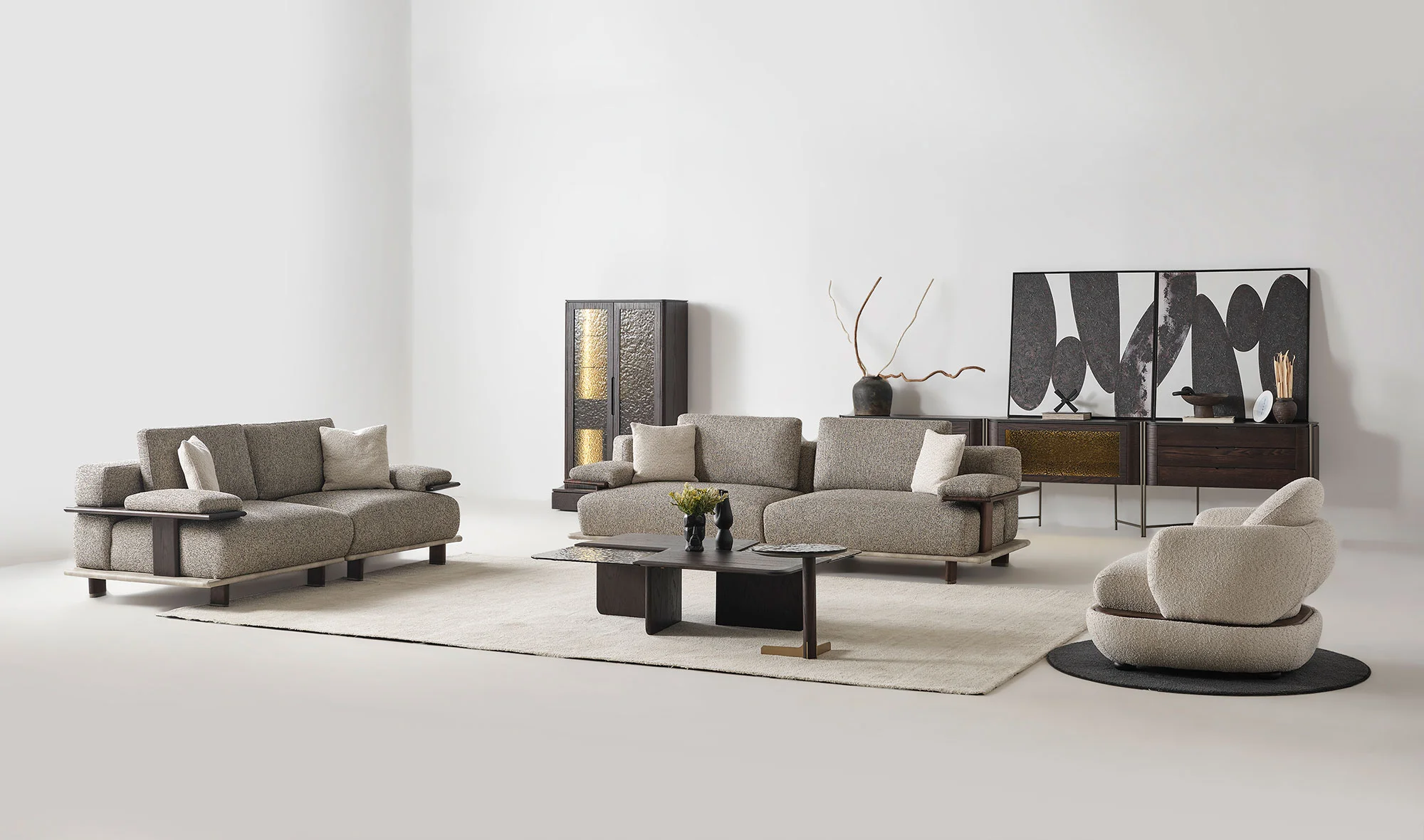 Dörtlü Koltuk + Üçlü Koltuk + Tekli Koltuk