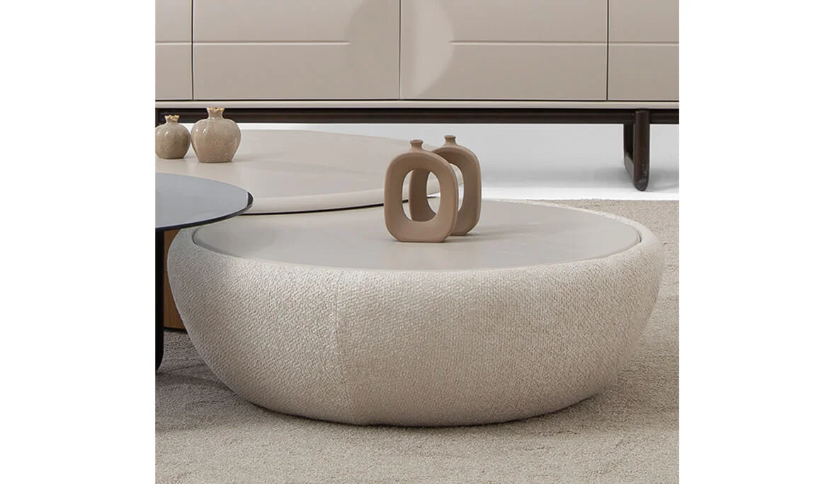 Panermo Grey Puff Coffee Table