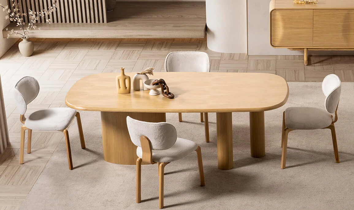 Panermo Oak Dining Table