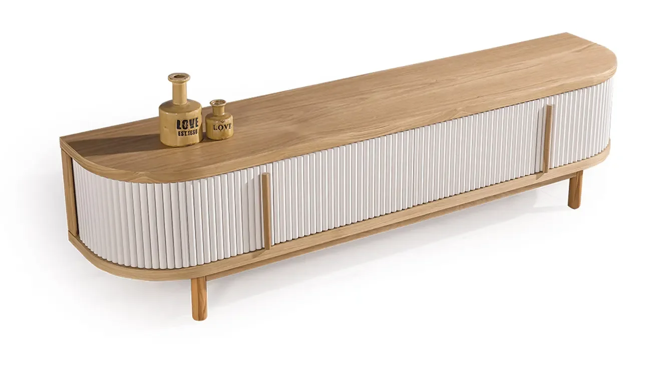 Paris Ahşap Ayaklı Tv Ünitesi