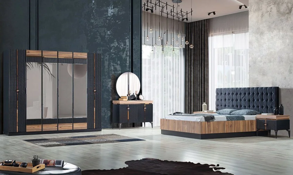 Paris Black Modern Yatak Odası Takımı