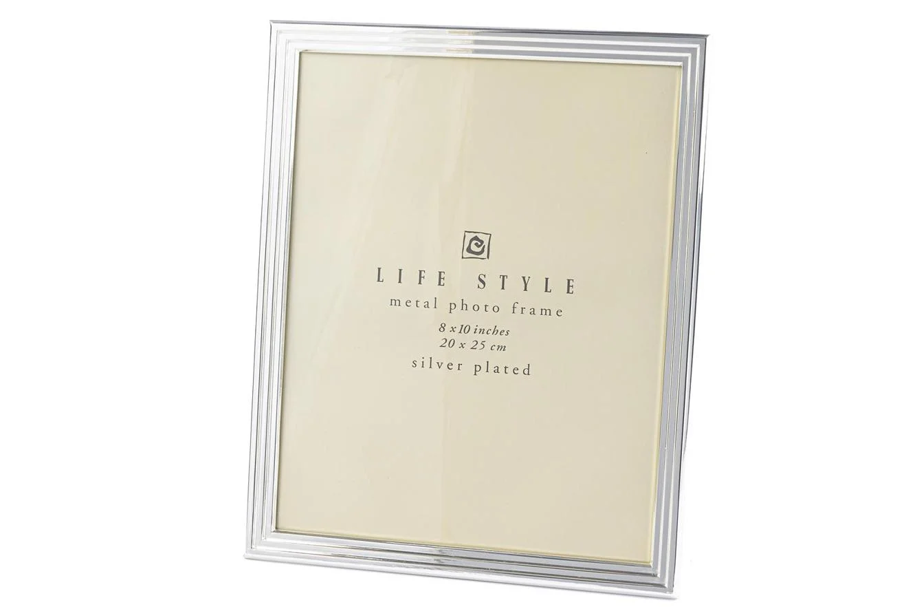 Parlak Gümüş Çerçeve 20x25 cm