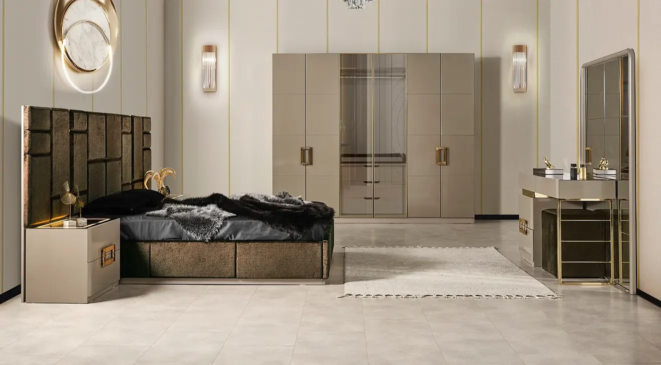 Pier 6 Kapaklı Modern Yatak Odası Takımı